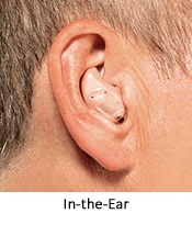 ITE hearing aid at Signature Hearing & Balance